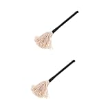 Toddmomy 2 Stck. Bbq Pinsel mit Holzgriff Großer Ölpinsel zum Marinieren Grillen Tragbar für Outdoor Aktivitäten Sicher Anwendung