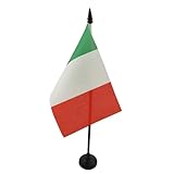 AZ FLAG - Tischflagge Italien - 15x10 cm - Italienische Tischfahne 10 x 15 Cm - Flaggen