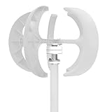 Vertikale Windkraftanlage, 600W 24V 5-Blatt Laternenform IP67 Permanentmagnet-Generator für Haus Boot Solarstraße Windrad mit Automatischer Regulierung​