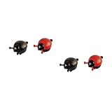 HEMOTON 2 Sätze Autoklingel Nettes Accessoires Marienkäfer Fahrradklingel Schild Lustige Fahrradklingel Fahrradzubehör Für Mädchen Karikatur Fahrradklingeln Form Schwarz 2 Stück * 2