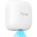 1400W Kommerzieller Händetrockner Automatischer Hand Dryer mit Automatischem Infrarotsensor & Intelligenter Temperaturregelung für Zuhause Badezimmer Restaurants Hotels, Weiß
