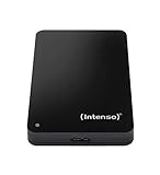 Intenso Memory Case 1 TB Externe Festplatte (6,35 cm (2,5 Zoll) 5400 U/min, 8 MB Cache, USB 3.0) schwarz