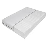Sleepneo - Orthopädische 7 Zonen Matratze 70x200 - Höhe ca. 18cm - Härtegrad H3 & H4 - Kaltschaummatratze ergonomisch stützend - Oeko TEX & CertiPUR Zertifiziert
