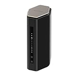 NETGEAR Nighthawk Tri-Band WiFi 7-Router (RS600) Dual-Band Glasfaser Router |– BE18000 WLAN-Geschwindigkeit (bis zu 18 GBit/s) – 10-Gig-Anschluss – Abdeckung von bis zu 250 m², 150 Geräte