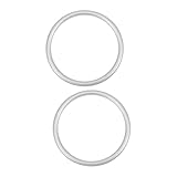 minkissy 2 Stück Aluminium Trage Ringe für Babytragen Hochwertige Babytrage Zubehörteile Langlebig und Sicher für Neugeborene als zur Babyparty