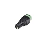 MRVAKDYDI Klinkenstecker-Adapter Konverter, 10 STÜCKE 5,5X2,5 MM WEIBLICHE STECKER Lötfreie Anschlussschraube Befestigungstyp(5.5x2.1mm)