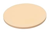 BBQNovation XL Pizzastein aus Cordierit, Ø 38 cm, 2 cm dick – bis zu 2x dicker als Konkurrenz – für BBQ, Backofen & Grill – konstante Temperatur für bessere Pizza