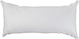 Newgen Medicals Wasserkopfkissen: 2in1-Wasserkissen mit Flauschiger Faserfüllung, Baumwollbezug, 40x80cm (Nacken Kissen, Rückenschläfer Kissen, Bettwäsche)