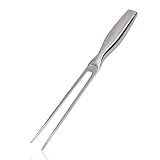 Fleisch- und Tranchiergabel aus Edelstahl– Grillgabel aus rostfreiem Edelstahl, professionelle Fleischgabel mit ergonomischem Griff, ideal zum Grillen & Tranchieren