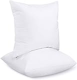 Utopia Bedding Kopfkissen 80x80 2er Set, Bettkissen für Couch oder Bett, Schlafkissen, Geeignet für Seitenschläfer, Rückenschläfer und Bauchschläfer (Weiß)