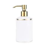 GHQYP Lotion-Flasche, nachfüllbar, 343 ml, für Küche, Seifenspender, Badezimmer, Seifenspender mit Goldpumpe