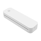 HOARLICN Thermodrucker, Mini Drucker 26.5 X 8 X 4.8cm 2600mah/7.4v 0.6kg mit Druckpapier Mac-Adapter USB-Kabel 2 X Lithium-Batterie für Haushalte, Büros, Supermärkte
