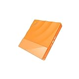 YQVEOT Tragbarer DVD-Player, Tragbares Hochgeschwindigkeits-USB 3.0-CD-DVD-RW-Optiklaufwerk Externes Slim-Disk-Lesegerät Desktop-PC-Laptop-Tablet Promotion-DVD-Player(Orange)
