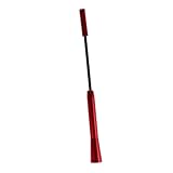 Gatuida Autoantenne aus Aluminiumlegierung Einziehbare Dreiteilige Kurzwellenantenne mit Klarem Radioempfang Langlebig und Modisch Einfache Installation für Autodach Rote Farbe