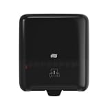 Tork Matic Handtuchrollenspender 5510282 Elevation Design - Papierhandtuchspender H1, One-at-a-Time-Dosierung mit Füllstandsanzeige, schwarz