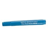 FRANZ MENSCH 20 Stück Hygostar Abwaschbarer Marker mit Keilspitze | detektierbar, blau, Schriftfarbe: blau, Abwaschbarer Marker, Whiteboard-Marker, Fenstermalstifte