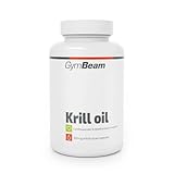 GymBeam Krillöl Kapseln mit Omega-3 – Hochwertige Quelle von EPA und DHA, mit demAntioxidans Astaxanthin, unterstützt Herz, Gehirn und Sehvermögen, 150 mg EPA & 70 mg DHA pro Portion, 60 caps