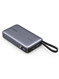 UGREEN Nexode Power Bank, 20000mAh 67W Schnellladen mit Integriertem USB-C Kabel, Externe Handyakkus Kompatibel mit Galaxy S25, iPhone 16/15 Serie, iPad, Laptop und mehr