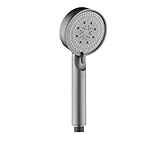 Duschkopf Duschkopf, Hochdruck-Turbo-Replete for Dusche, 5 Formen, Knöpfe, Spar-Duschkopf, Badezimmer-Zubehör(Grey)