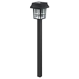 Blendend LED-Solar-Rasenlicht, Kunststoff, Turmform, 6500 K