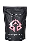 WAXX INN Pink Candy Warmwachs ohne Streifen für komplette Haarentfernung, Bonbonrosa, 1000 g, hergestellt in Italien