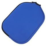 ibasenice Schlägerschutz Ball Kind Sport Tennis drinnen schützender Aufbewahrungskoffer Feste Tasche für Wild praktische Paddeltasche Fledermaus tragbare Tasche Neopren Blue