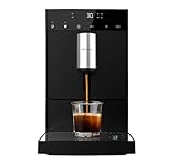 Cecotec Superautomatische Kompakt-Kaffeemaschine Cumbia Cremmaet Compact, 1350 W, 19 Bar und Thermoblock-System, 1,1 L Wassertank und 150 g Kaffeebehälter, Plug&Play, automatische Reinigung