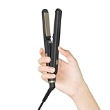 OKWRAP Mini Glätteisen für kurzes Haar, kleines Haarglätter passt in die Handtasche, Reiseglätteisen Duale Spannungsversorgung, Glätteisen Mini Keramik-Heizplatte