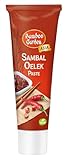 Bamboo Garden - Sambal Oelek Würzpaste | Scharfe Chilipaste für Marinaden und Würzsaucen | Ideal zum Wiederverwenden | Vegan | 45 g in der Tube