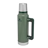Stanley Classic Legendary Thermosflasche 1.4L Hammertone Green - Edelstahl Thermoskanne - BPA-frei - Thermos Hält 40 Stunden Heiß - Deckel Fungiert Auch als Trinkbecher - Spülmaschinenfest