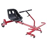 Selbstbalancierender Scooter für alle 6.5 8 10 Zoll Hoverboards,Selbstbalancierender Scooter-Sitzaufsatz,Einstellbare Spindellänge 68.9-95cm,bis 100kg,mit PU-Rädern & Werkzeugset