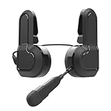 Kleagary Motorrad-Bluetooth-Headset, kabellos, Stereo, Motorradhelm, Kopfhörer, Musik-Player, Freisprecheinrichtung mit Clip-Halterung