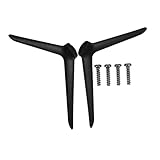 Levemolo Tv Standfüße Doppelloch Kunststoff Füße Ersatz Tv Sockelfüße Lochabstand Verstellbare Stabiler Standfuß für LCD LED Flachbildschirm Fernseher