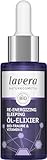 lavera Re-Energizing Sleeping Öl-Elixier - natürliche Zellerneuerung - Revitalisiert Hautbild - feuchtigkeitsspendend - vegan - Naturkosmetik - 30 ml