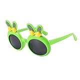 LHEZXS Kindersonnenbrille Kaninchen -Ohr -Form Kinder -Cartoon Sonnenbrille Reise Sonnenschand Kinder -Cartoon Sonnenbrille Trendy Trendy-H