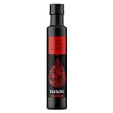 Natulio Bio Chiliöl scharf 250ml - ideal für die gewisse Schärfe auf Pizza, Pasta, Chili, Dips, Marinaden uvm - mit feuriger Schärfe und ausgeprägten Aromen - DE-ÖKO-006 zertifiziert