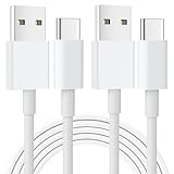 Bohconn USB C Kabel 3M 2Stück,USB Typ C Ladekabel Schnellladung für Samsung Galaxy S24 S23 S22 S21 S20 S10 S9 Note 10 9 8, iPhone 15 Pro, Google Pixel, Hawei, Xiaomi, OnePlus.Weiß