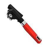 Manueller Dosenöffner | Dosenöffner – Edelstahl Schneidrad Ergonomische Griffe zum Entfernen des Deckels für schwache Hände Senioren Erwachsene, Camping, Straßenreisen, Partys, Picknicks,