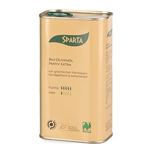 SPARTA BIO-Olivenöl nativ-extra 1 l – PREMIUM Qualität – aus Griechenland