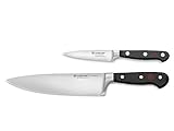 WÜSTHOF Classic Messersatz mit 2 Messern, Schwarz,silber