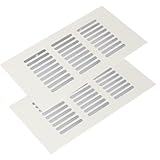 Lüftungsabdeckung, Metallgitter, Belüftung aus Aluminiumlegierung, 2er-Pack(150x350mm)