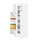 Exquisit Gefrierschrank GS5231-NF-H-040C weiss | 161 l Nutzinhalt | 4*-Gefrieren | Alarm-Funktion | Schnellgefrieren | NoFrost