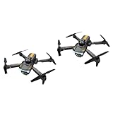 Abaodam 2 Sätze Luftfahrzeug channels Kanäle Drohne mit Linsen Drohne mit 4k Spielzeugflugzeug Drohnen Flugzeug für den Außenbereich Flugzeuge für 4K-Fotografie Erwachsener Kamera