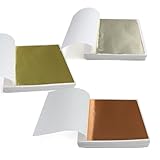 300 Blatt Goldfolie zum Basteln, ZIJANG Blattgold 9 × 9 cm, Goldpapier für DIY Nagelkunst, Skulpturen und Architektur