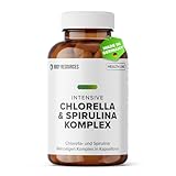 Intensive Chlorella & Spirulina Komplex I Hochwertige Mikroalgen I Energie I Detox I Made in Germany I Hohe Bioverfügbarkeit I Vegan I Laborgeprüft