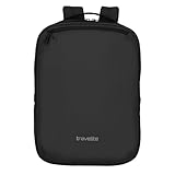 Travelite Handgepäck Rucksack, Laptopfach 13 Zoll, wasserabweisender Tagesrucksack mit Aufsteckfunktion, 40 cm, 12 Liter, 400 Gramm