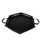Fire Pit Fireproof Mat - Hexagonal Fireproof Mat Fire Pit Pad BBQ Mats | Heat Resistant Fireproof Pad with Hanger Ear for Grass BBQ Smoker Patio Deck Outdoor Camping, Availble in Small Large Size