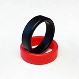 3.5cm männlicher Hahn Ring Penis Ring Verzögerung Ejakulation Scrotal Binding Ball Stretcher anillos für hombre Silikon Cockring für Männer (rot)