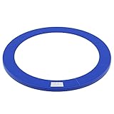 SONGMICS Trampolin Randabdeckung, Federabdeckung in Standardgröße für 183 cm Trampoline, Ø 183 cm, 28 cm breit, UV-resistent, reißfestes Trampolinzubehör, Randschutz, blau STP6FT