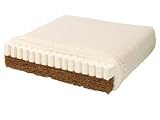 Bio-Kindermatratze Kokos - die Wendematratze - ideale Babymatratze - Matratze für Kleinkinder, Größe:60 x 120 cm, Material:Bio-Baumwolle